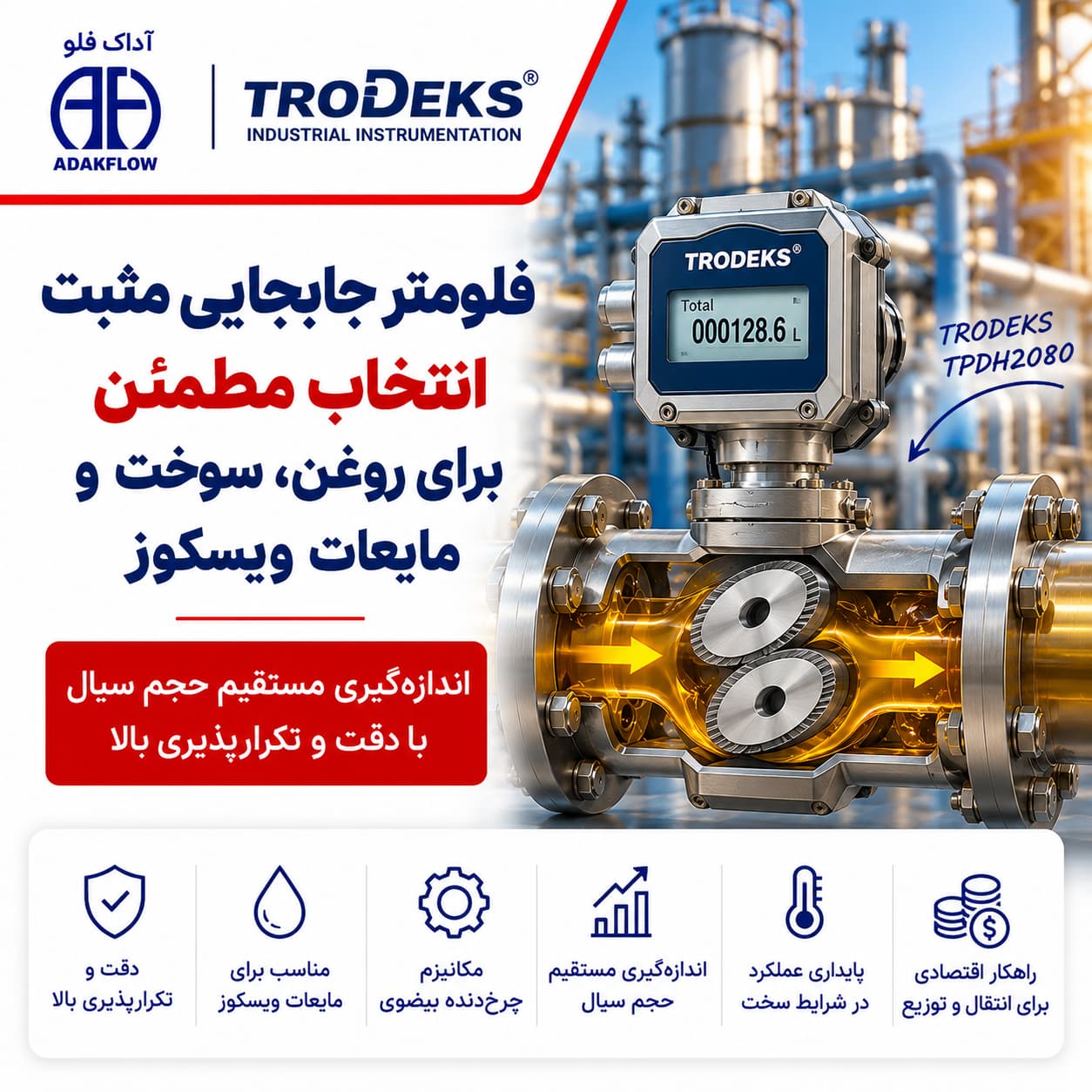 فلومتر جابجایی مثبت چیست؟