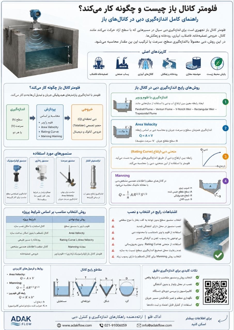 open channel flowmeter working principle flow measurement guide adakflow