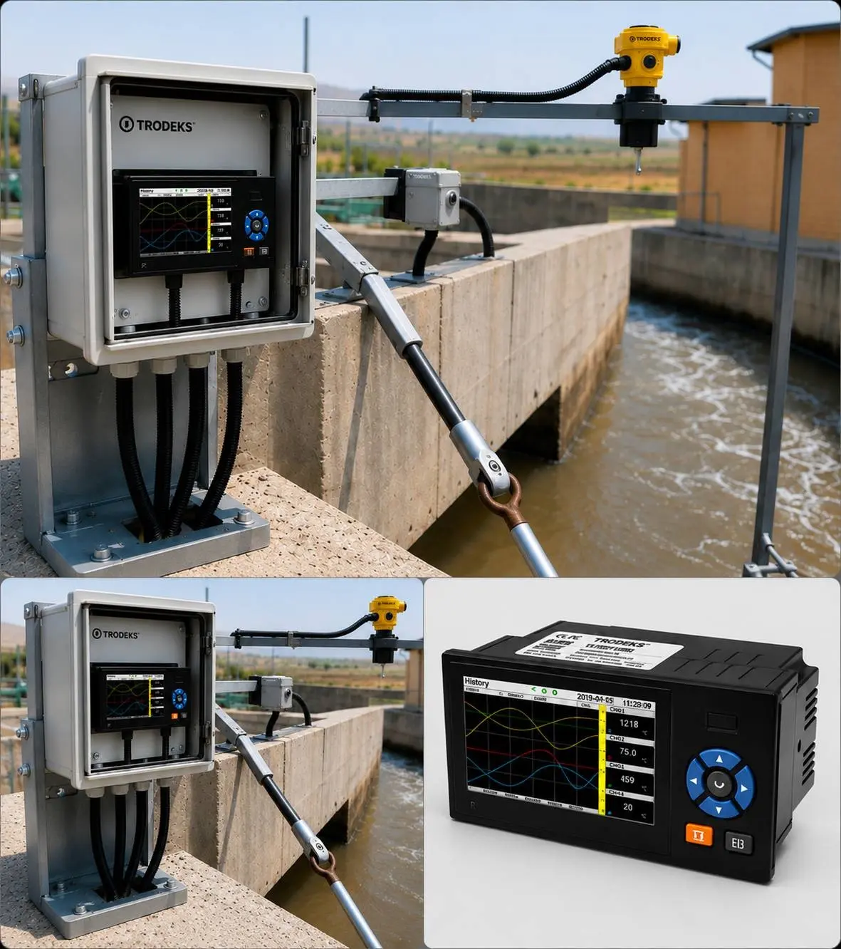 tcmh100 open chanel flow meter